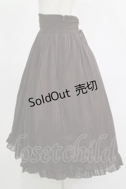 画像2: Innocent World / シフォンストライプローズスカート M/63cm丈 ブラウン H-25-11-19-015-IW-SK-NS-ZH