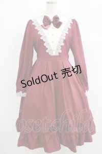 Amavel / Secret Rose Gardenワンピース Free ボルドー H-25-11-19-002-CA-OP-NS-ZH