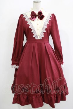 画像1: Amavel / Secret Rose Gardenワンピース Free ボルドー H-25-11-19-002-CA-OP-NS-ZH