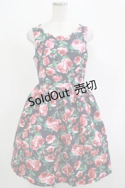 画像1: an another angelus / スカラップジャンパースカート Free ネイビー H-25-11-19-018-CA-OP-NS-ZH