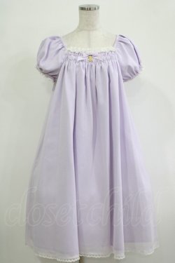 画像1: ALICE and the PIRATES / Nighty nightミニ袖ジャンパースカート Free ラベンダー H-25-11-19-019-PA-OP-NS-ZH