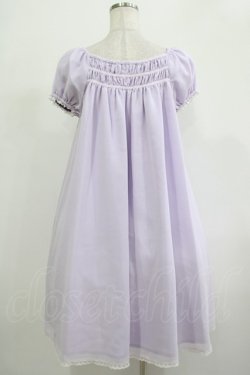 画像3: ALICE and the PIRATES / Nighty nightミニ袖ジャンパースカート Free ラベンダー H-25-11-19-019-PA-OP-NS-ZH