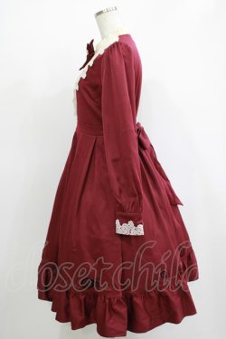 画像2: Amavel / Secret Rose Gardenワンピース Free ボルドー H-25-11-19-002-CA-OP-NS-ZH