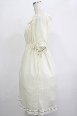 画像2: Maison de FLEUR Petite Robe canone / コットンレースオフショルワンピース Free Ivory H-25-11-19-021-EL-OP-NS-ZH