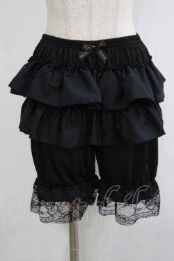 画像1: m petit by misako / ECAMNI5ブフリル S~M ブラック H-25-11-19-024-LO-PA-NS-ZH