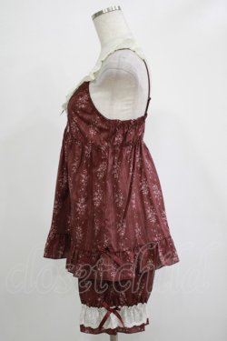 画像2: Kurumi Collaboration / Fairy’s Bouquetベビードール+ドロワーズ M ボルドー H-25-11-19-025-GO-TO-NS-ZH