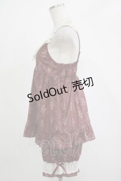 画像2: Kurumi Collaboration / Fairy’s Bouquetベビードール+ドロワーズ M ボルドー H-25-11-19-025-GO-TO-NS-ZH