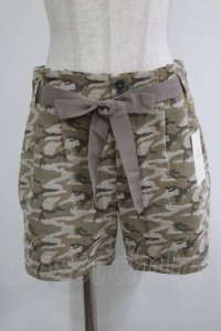 Jane Marple Dans Le Salon / カモフラージュジャガードショートパンツ  ブラウン H-25-11-20-028-JM-PA-KB-ZH