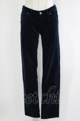 Jane Marple Dans Le Salon / コットンベルベットパンツ  ネイビー H-25-11-20-029-JM-PA-KB-ZH