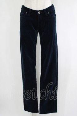 画像1: Jane Marple Dans Le Salon / コットンベルベットパンツ  ネイビー H-25-11-20-029-JM-PA-KB-ZH