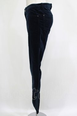 画像2: Jane Marple Dans Le Salon / コットンベルベットパンツ  ネイビー H-25-11-20-029-JM-PA-KB-ZH