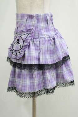 画像2: QOOZA / Kuromi mini skirt  ラベンダー H-25-11-20-032-PU-SK-KB-ZH