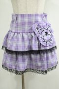 QOOZA / Kuromi mini skirt  ラベンダー H-25-11-20-035-PU-SK-KB-ZH