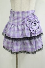 QOOZA / Kuromi mini skirt  ラベンダー H-25-11-20-037-PU-SK-KB-ZH
