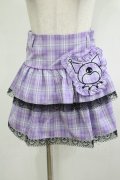 QOOZA / Kuromi mini skirt  ラベンダー H-25-11-20-038-PU-SK-KB-ZH