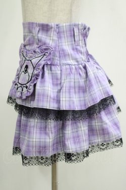 画像2: QOOZA / Kuromi mini skirt  ラベンダー H-25-11-20-038-PU-SK-KB-ZH