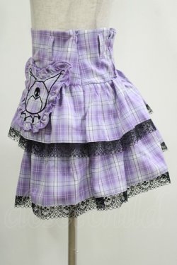 画像2: QOOZA / Kuromi mini skirt  ラベンダー H-25-11-20-039-PU-SK-KB-ZH