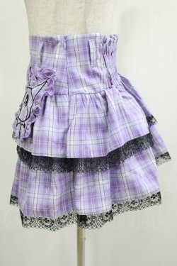 画像2: QOOZA / Kuromi mini skirt  ラベンダー H-25-11-20-040-PU-SK-KB-ZH