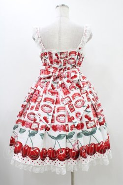 画像2: Angelic Pretty / Cherry Jam Labelジャンパースカート Free 白 H-25-11-20-1036-AP-OP-NS-ZH