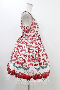 画像3: Angelic Pretty / Cherry Jam Labelジャンパースカート Free 白 H-25-11-20-1036-AP-OP-NS-ZH