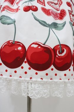 画像5: Angelic Pretty / Cherry Jam Labelジャンパースカート Free 白 H-25-11-20-1036-AP-OP-NS-ZH