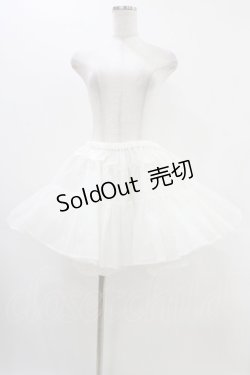 画像1: BABY,THE STARS SHINE BRIGHT / ふわふわボリュームパニエ Free オフ白 H-25-11-20-1038-BA-SK-NS-ZH