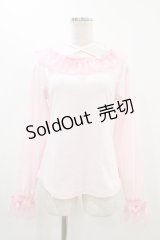 Angelic Pretty / Sweetリボンカットソー  ピンク H-25-11-20-1039-AP-TO-NS-ZH