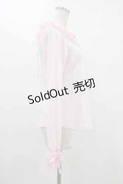 画像3: Angelic Pretty / Sweetリボンカットソー  ピンク H-25-11-20-1039-AP-TO-NS-ZH