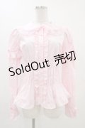 Angelic Pretty / ハニーシャーリング付け袖ブラウス Free ピンク H-25-11-20-1040-AP-BL-NS-ZH