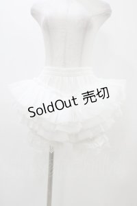 Fleur Poem（海外ロリータブランド） / チュールフリルドロワーズ S オフ H-25-11-20-1050-0-SK-NS-ZH