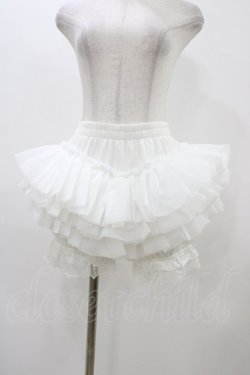 画像1: Fleur Poem（海外ロリータブランド） / チュールフリルドロワーズ S オフ H-25-11-20-1050-0-SK-NS-ZH