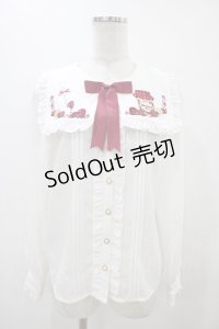 Amavel / Fruits Berry Jamブラウス Free オフ H-25-11-20-1053-CA-BL-NS-ZH