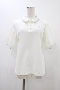 Fi.n.t / ライン使いクリーミーパステルポロシャツ Free offwhite H-25-11-20-1055-CA-TO-NS-ZH