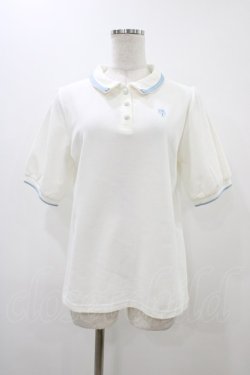 画像1: Fi.n.t / ライン使いクリーミーパステルポロシャツ Free offwhite H-25-11-20-1055-CA-TO-NS-ZH