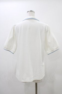 画像2: Fi.n.t / ライン使いクリーミーパステルポロシャツ Free offwhite H-25-11-20-1055-CA-TO-NS-ZH