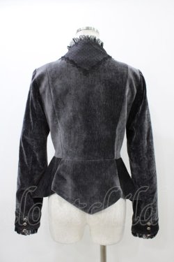 画像2: Bitter Sweet（海外ロリータブランド） / 別珍ジャケット M グレー H-25-11-20-1058-EL-JA-NS-ZH