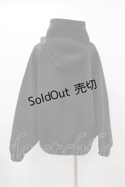 画像2: FICTION TOKYO / Logo Embroidery Bonding Double Zip Hoodie Free ブラック H-25-11-20-1059-0-TO-NS-ZH