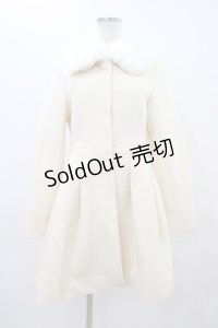 LIZ LISA / ファーカラーコート Free オフ H-25-11-20-1060-LO-CO-NS-ZH