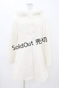 LIZ LISA / ファーフードスカラップコート Free オフ H-25-11-20-1061-LO-CO-NS-ZH