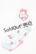 Angelic Pretty / Cherry Stampクルー丈ソックス  ミント H-25-11-20-1006-AP-ZA-NS-ZH