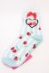 画像1: Angelic Pretty / Cherry Stampクルー丈ソックス  ミント H-25-11-20-1006-AP-ZA-NS-ZH (1)