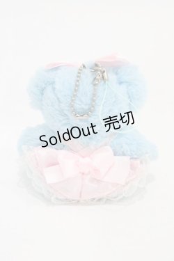 画像2: BABY,THE STARS SHINE BRIGHT / リリアンちゃん携帯ストラップ  サックス H-25-11-20-1008-BA-ZA-NS-ZH