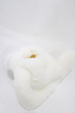 画像3: Fi.n.t / ベロアリボンエコファーミトン  offwhite H-25-11-20-1010-CA-ZA-NS-ZH