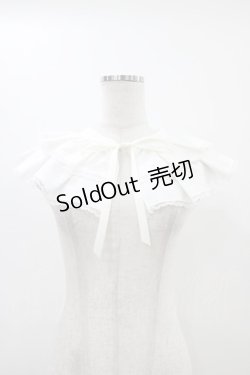 画像1: Fi.n.t / ダブルタックフリルつけ衿  offwhite H-25-11-20-1011-CA-ZA-NS-ZH