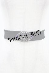axes femme / ローズシャンデリアゴムベルト  ブラック H-25-11-20-1012-AX-ZA-NS-ZH