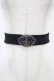 画像1: axes femme / ローズシャンデリアゴムベルト  ブラック H-25-11-20-1012-AX-ZA-NS-ZH (1)