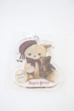 画像1: Angelic Pretty / British Bear アクリルキーホルダー  ブラウン H-25-11-20-1013-AP-ZA-NS-ZH