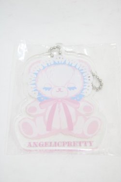 画像1: Angelic Pretty / 2023.12.1 LAFORET PRIVATE PARTY Limited Item/Fancyくまちゃんアクリルキーホルダー  ピンク H-25-11-20-1014-AP-ZA-NS-ZH