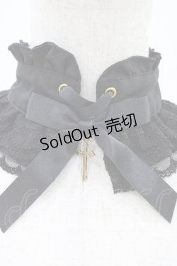 画像2: Amavel / Rosary Laceチョーカー  ブラック H-25-11-20-1015-CA-AC-NS-ZH