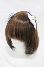 画像1: Amavel / Magical Sweet Angelダブルリボンクリップ  サックス H-25-11-20-1016-CA-AC-NS-ZH (1)